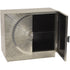 Libra Coco Silver Embossed Metal 2 Small Cabinet